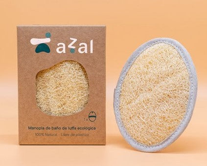 Manopla baño luffa ecológica ovalada