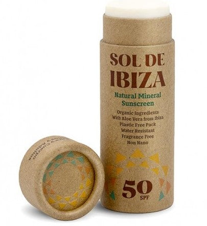 Stick protector solar mineral SPF50 - Sin plástico